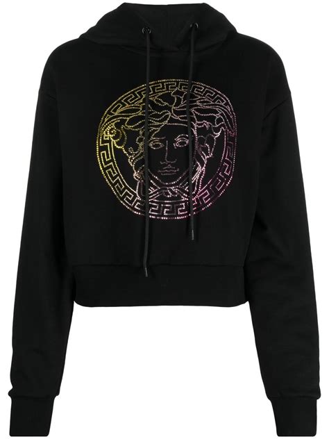 womens versace stripe hoodie|versace dresses online.